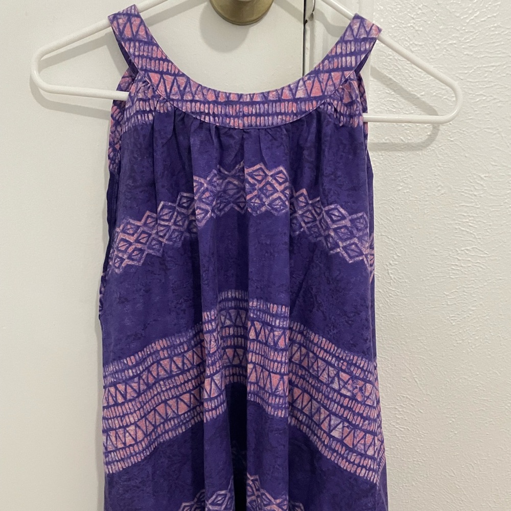 Tie Dye Boho Beach Cover Up Dress